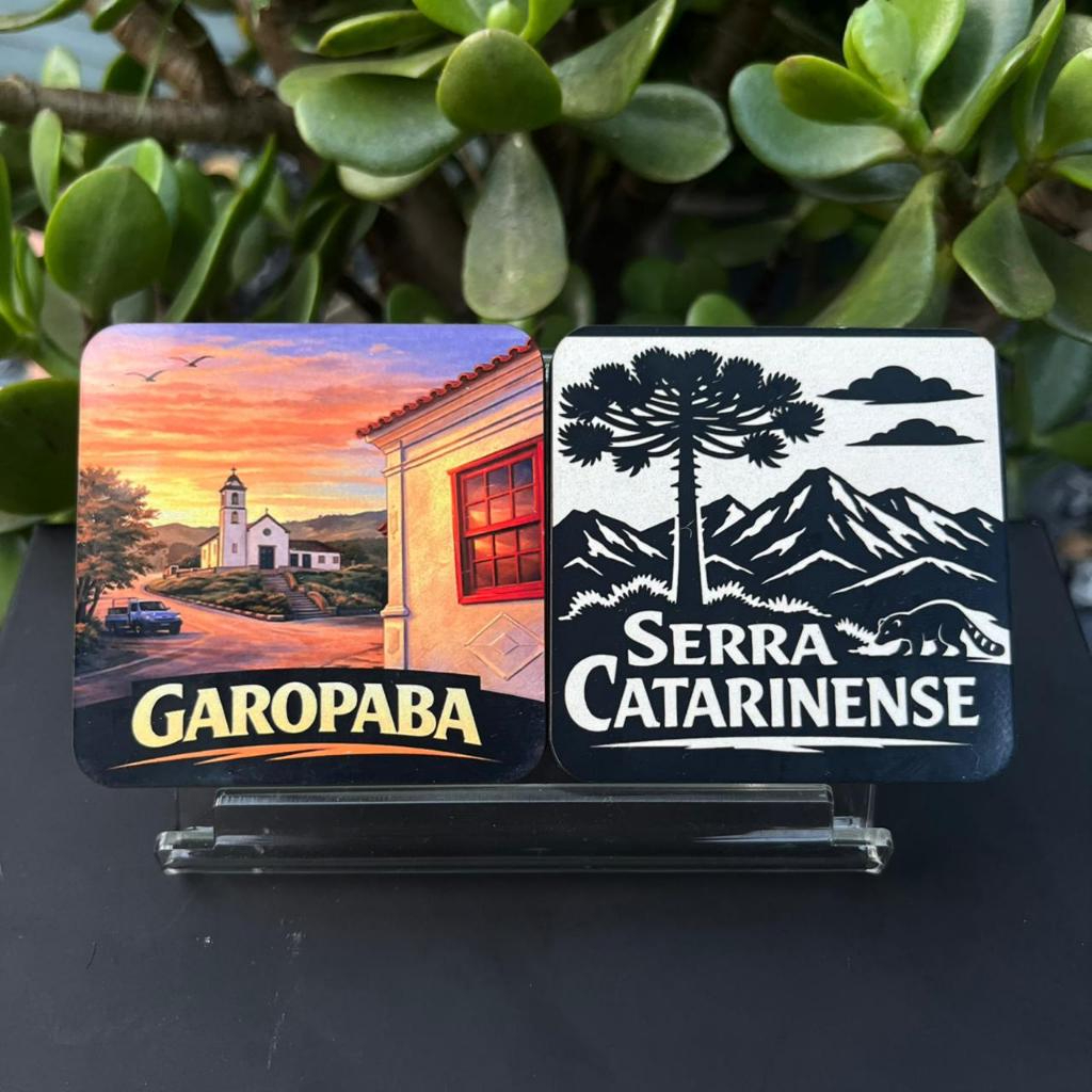 kit 6 Ímã de Geladeira Personalizado com Foto MDF 6x6cm | Al